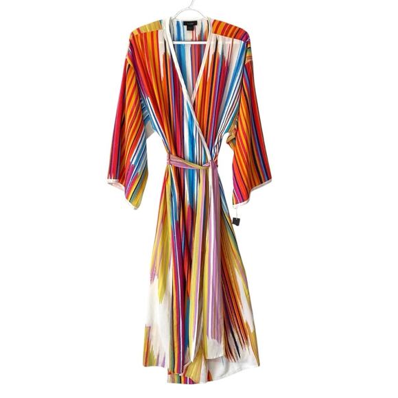 Natori NWTs Striped Belted Robe size medium - Picture 1 of 9